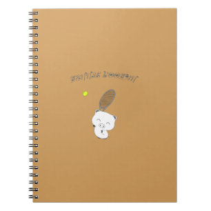 Tennis smash notebook