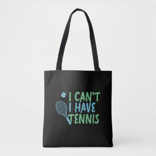 Tennis Sport Funny Tennis Gifts Tote Bag