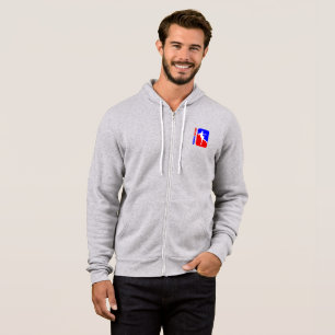 Tennis Sport Men's Full-Zip Hoodie