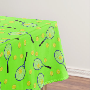 Tennis Sports Birthday Party Tablecloth