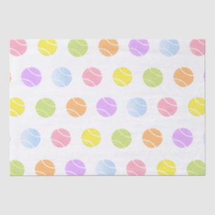 Tennis Sports Spring Summer Tissue Paper