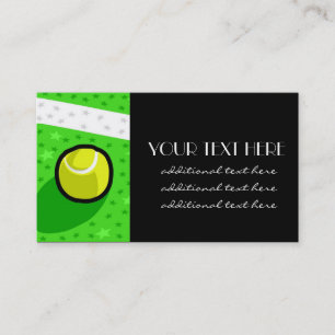 Tennis Star Business Card