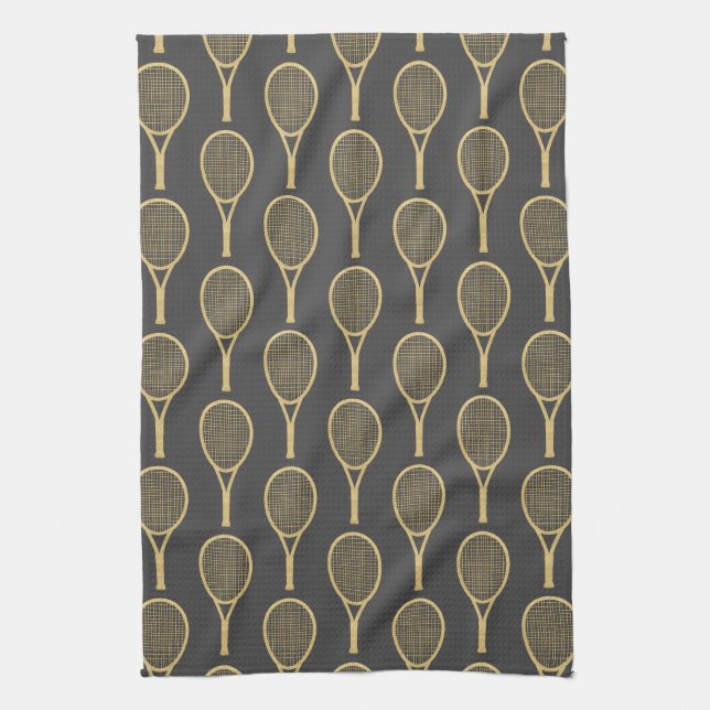 Tennis Star Tea Towel (Vertical)
