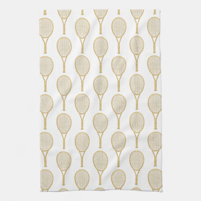 Tennis Star Tea Towel (Vertical)