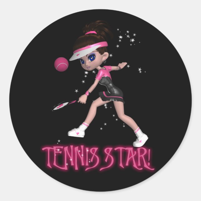 Tennis Start Sticker (Front)