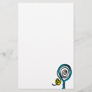 Tennis stationery paper