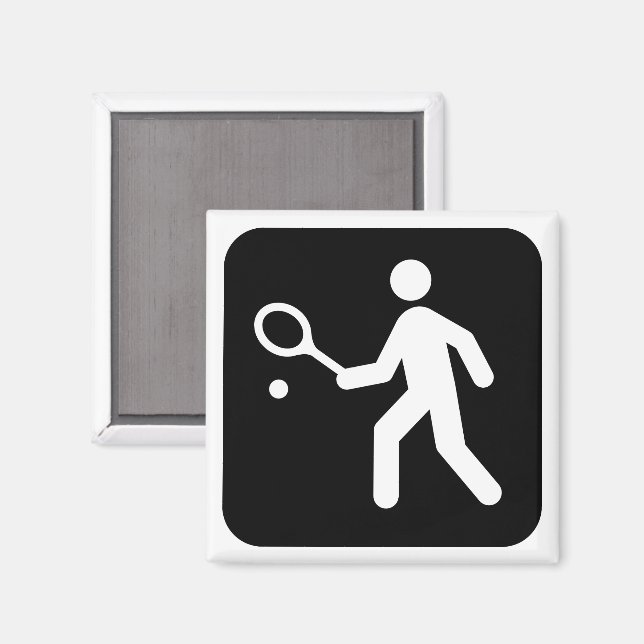 Tennis Symbol Magnet (Front/Back)