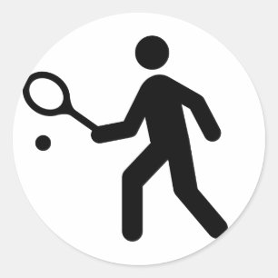 Tennis Symbol Sticker