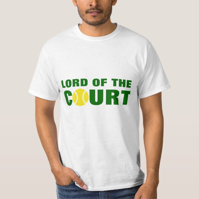 Tennis t shirt | Lord of the court (Front)