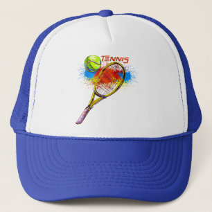 Tennis  T-Shirt Tote Bag Mouse Pad Beverage Coaste Trucker Hat