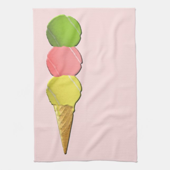 Tennis Tea Towel (Vertical)