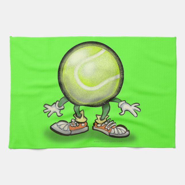 Tennis Tea Towel (Horizontal)