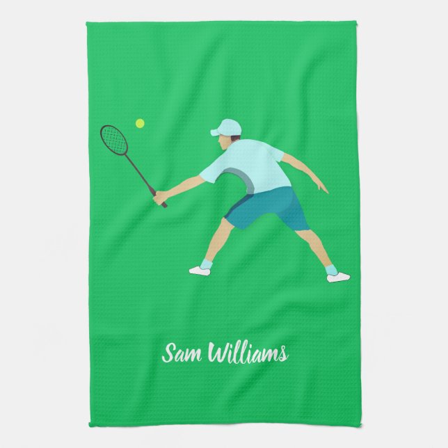 Tennis Tea Towel (Vertical)
