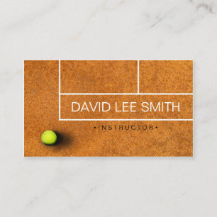 Tennis Teacher Business Card