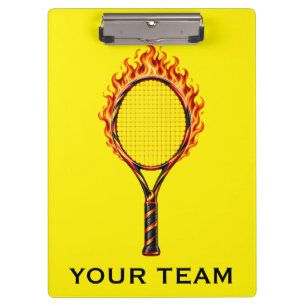 Tennis Team Clip Board