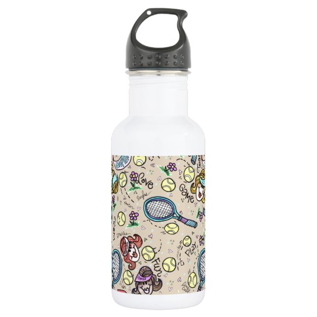 Tennis Team Gals 532 Ml Water Bottle (Front)