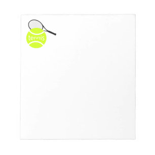 Tennis team notepad