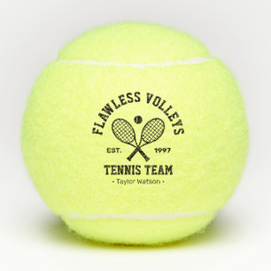 Tennis Team Personalised Tennis Balls