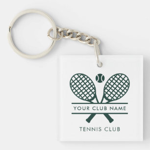 Tennis Team Players Country Club Name Any Colour Key Ring