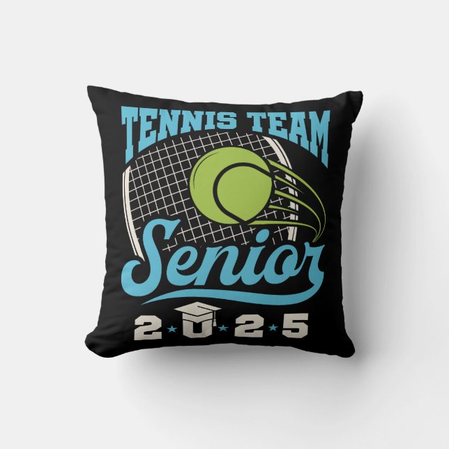Tennis Team Senior Class of 2025 Cushion (Front)