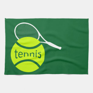 Tennis team tea towel