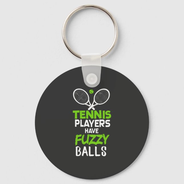Tennis Tennis Player Gift Key Ring (Front)