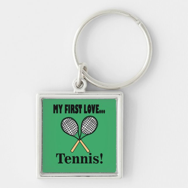 Tennis Tennis Player  Key Ring (Front)