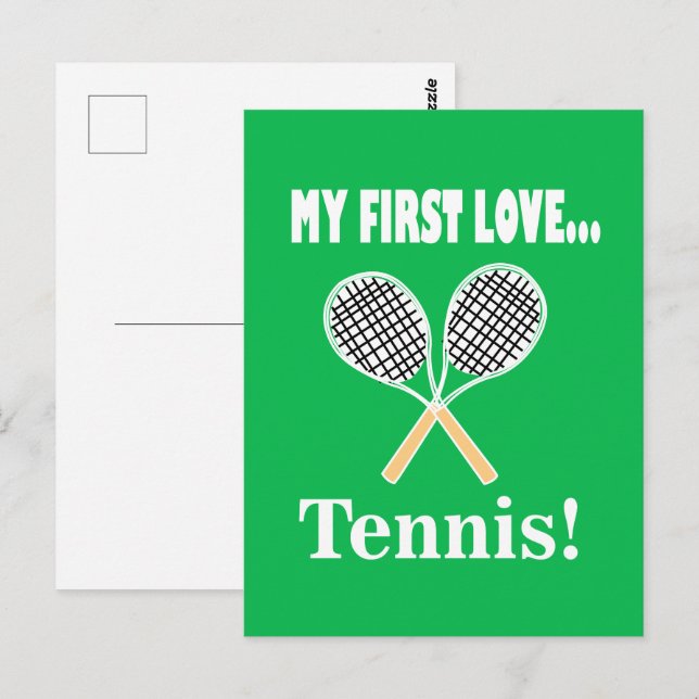 Tennis Tennis Player Postcard (Front/Back)
