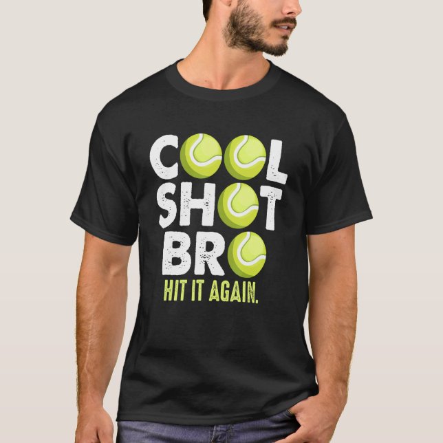 Tennis Tennis Racket Tennis Ball Tennis Court Tenn T-Shirt (Front)