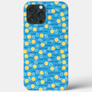 Tennis Terms iPhone 13 Pro Max Case