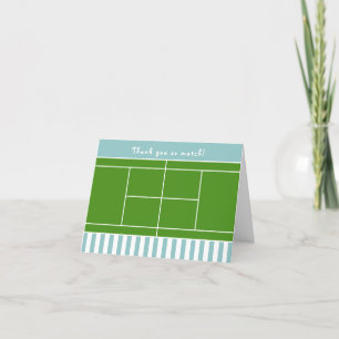 Tennis Thank You Cards