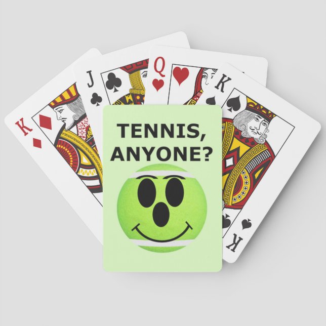 Tennis Theme Bicycle Playing Cards Decks (Back)