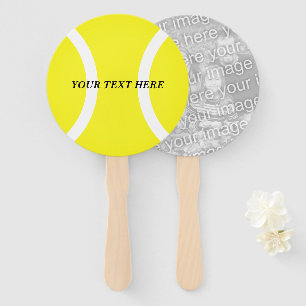 Tennis theme Birthday or wedding party photo Hand Fan