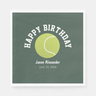 Tennis Theme Birthday Party Napkins Tableware
