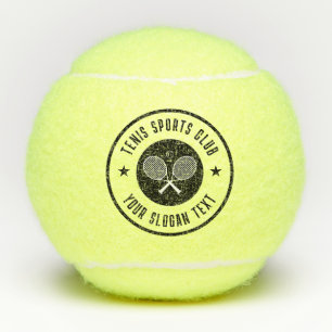 Tennis Theme Club Name Tennis Balls