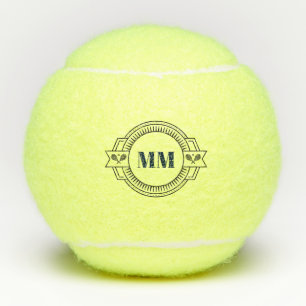 Tennis Theme Monogrammed Tennis Balls