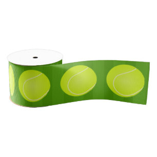Tennis themed Party Grosgrain Ribbon