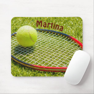 Tennis Themed Personalised Mouse Pad