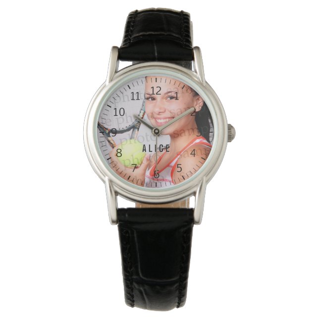 Tennis Time | Personalizable Sport gifts Watch (Front)