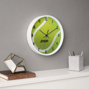 Tennis Time Sport Cool Gifts Clock