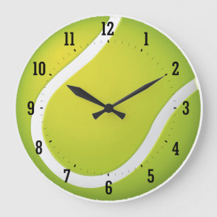 Tennis Time   Sport Cool Gifts Large Clock