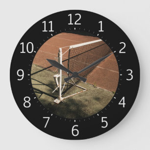 Tennis Time Sport Cool Gifts Large Clock