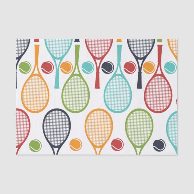 Tennis Tissue Paper for Tennis Party Gift (Front)