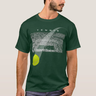 Tennis Tournament With Tennis Ball T-Shirt