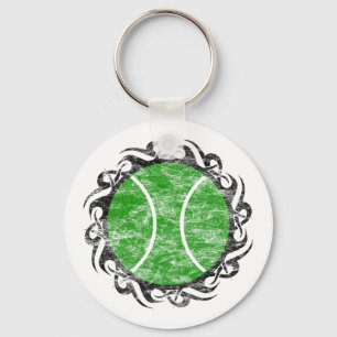 tennis tribal key ring