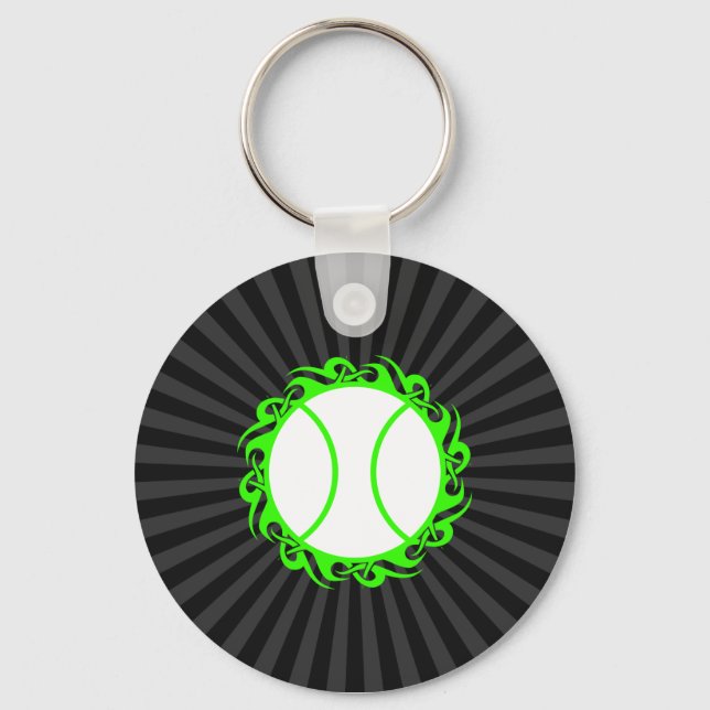 tennis. tribal. key ring (Front)