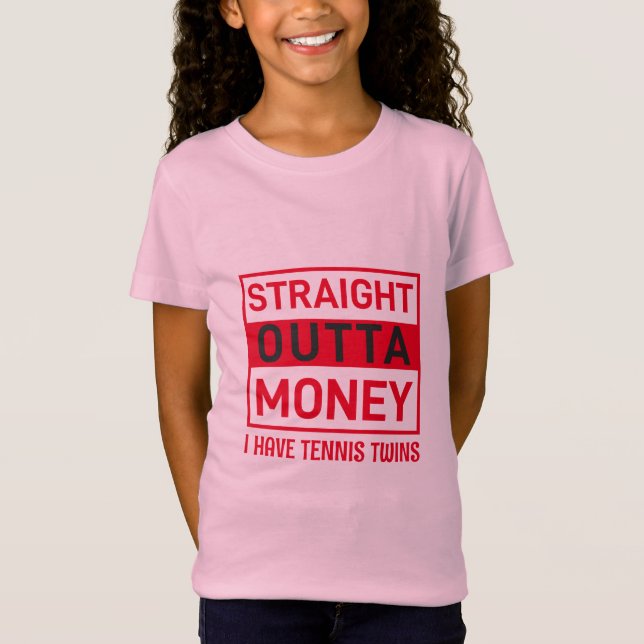 Tennis Twins Humour Tee (Front)