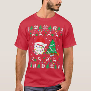 Tennis Ugly Christmas Sweater Tennis Xmas Family M