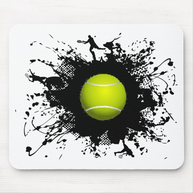 Tennis Urban Style Mouse Mat (Front)