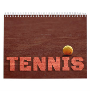 Tennis Wall Calendar